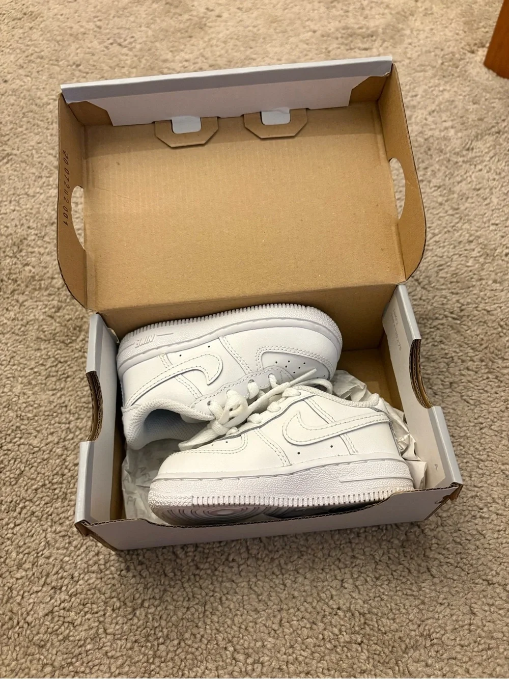 Nike Kids White AF1 Low
